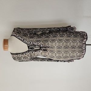 Letarte Beaded Embellished Cover Up Tunic Medium